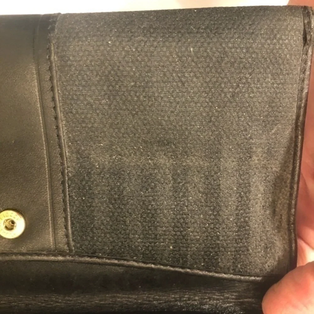 Fendi black vintage wallet authentic